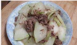 冬瓜炒牛肉的做法